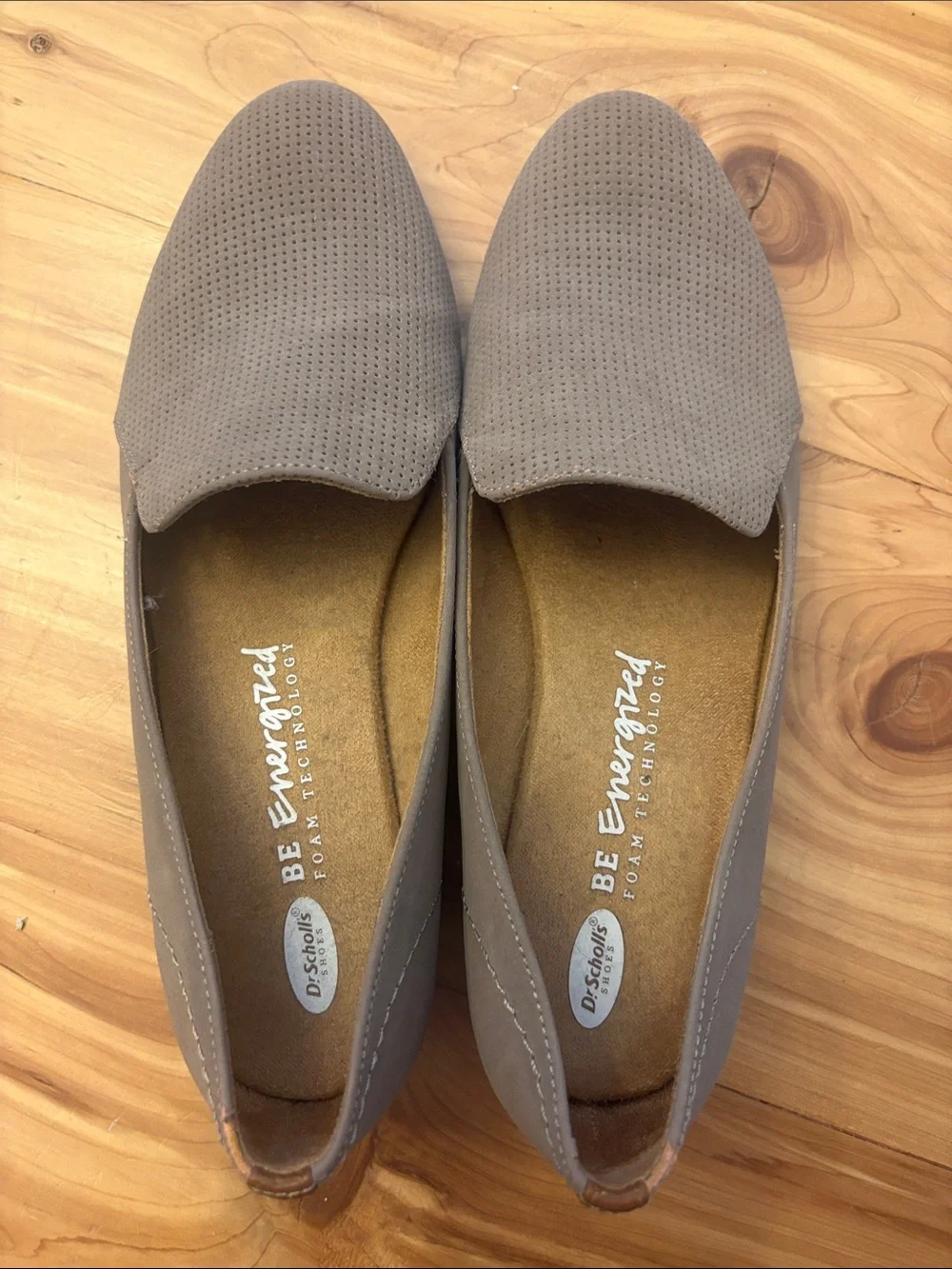 Dr. Scholl's Taupe Slip-On Flats - Picture 3 of 6